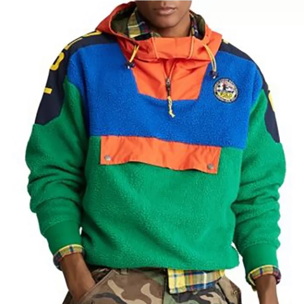 Polo Ralph Lauren Color-block hybrid hoodie